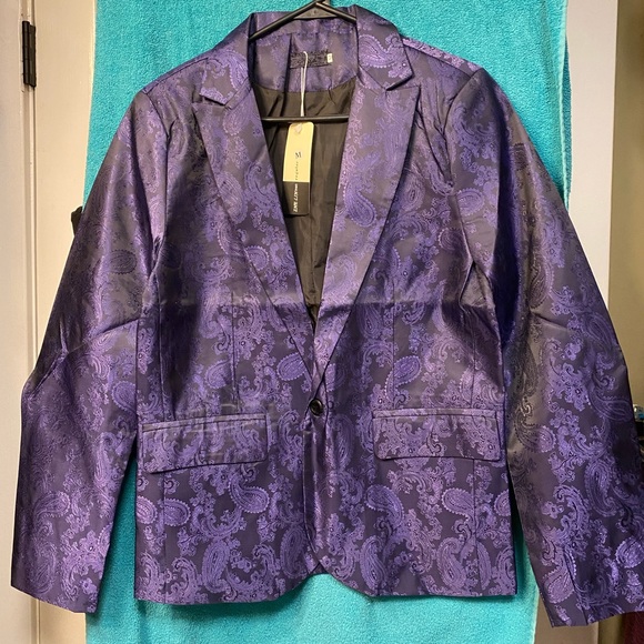 Purple paisley jacket - Picture 1 of 2
